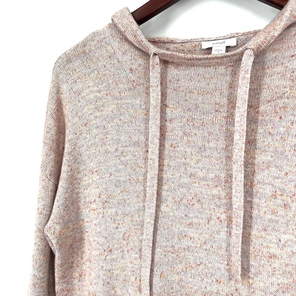 J. Jill Oversized Women’s Hooded Sweater Size S Small Blouse Shirt Top - Picture 2 of 6